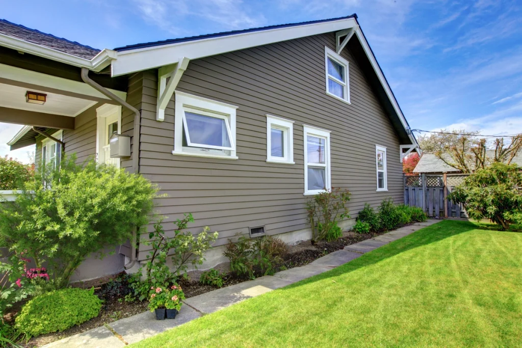 brown james hardie board siding