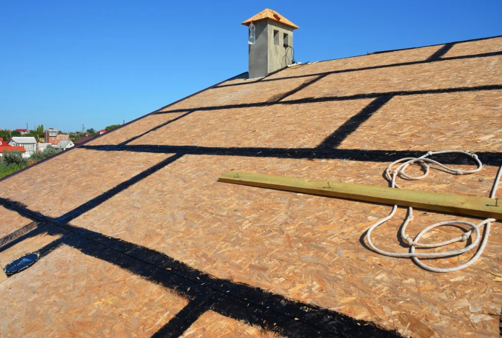 roof sheathing paint lines