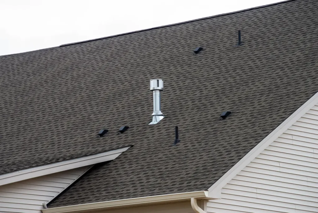 vent on a shingle roof