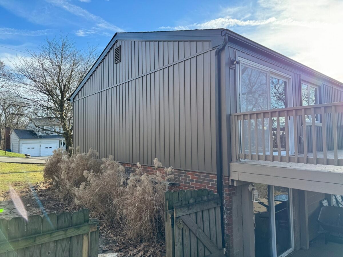 board and batten siding light grey Mccormick project