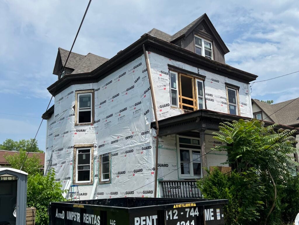 siding companies in Murrysville paper on siding replacement project
