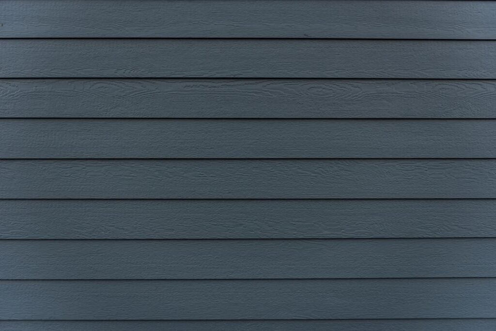 dark grey horizontal siding