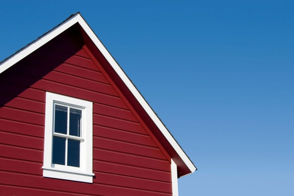 red siding