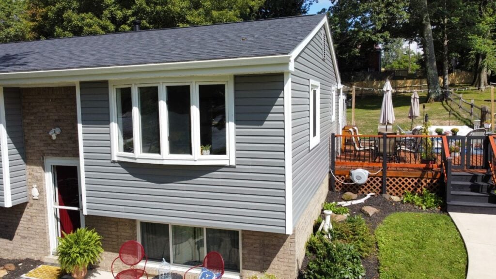 Grey LP SmartSide Siding