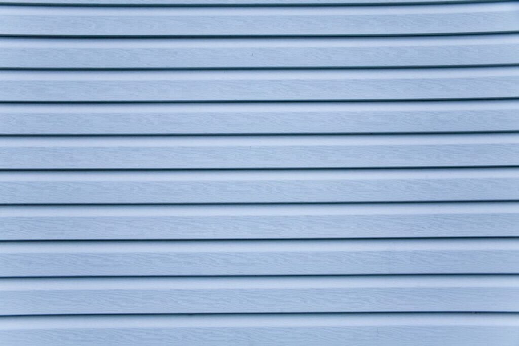 blue vinyl siding
